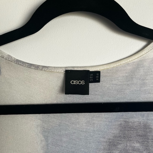 Blue and White Floral Kimono - Picture 2 of 4